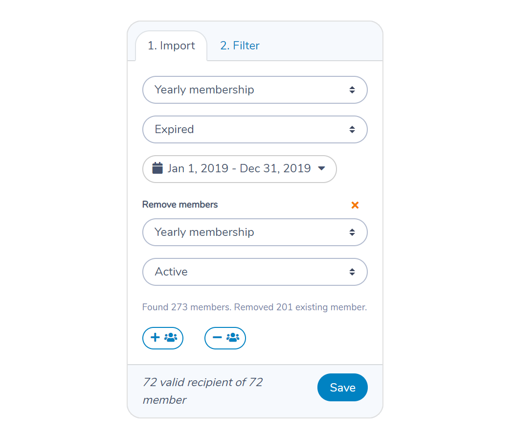 Find members who haven't renewed using Activity Messenger